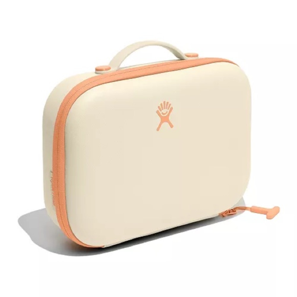 Hydro Flask Cream and Orange Food Carrier